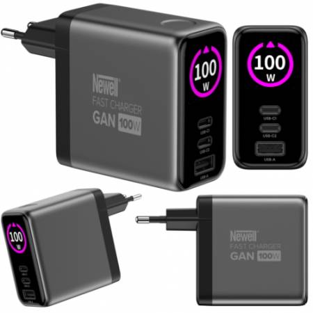 Newell GaN 100 W TFT - szybka ładowarka sieciowa 100W TFT